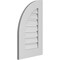 Ekena Millwork Quarter Round Top Left Surface Mount PVC Gable Vent w/ 3-1/2"W x 1"P Standard Frame, 16"W x 26"H GVPQL16X2601SF - alternate 2